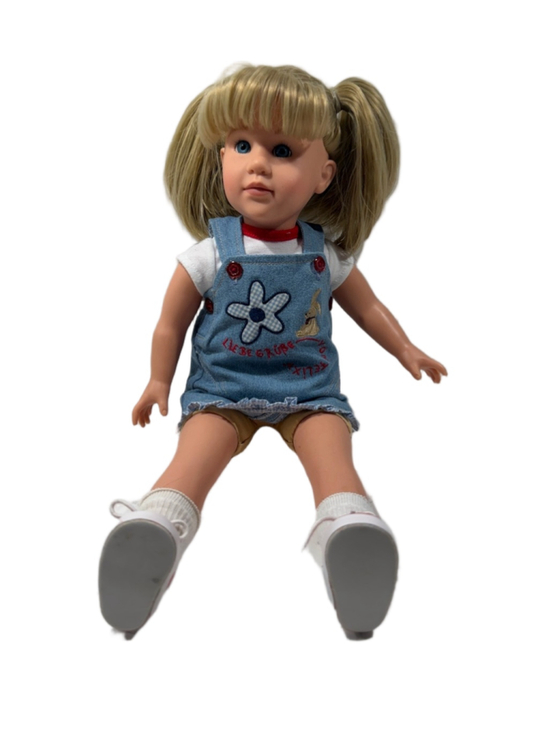 Gotz Other - GOTZ Doll 624 Marie Blonde Pigtail Play Doll